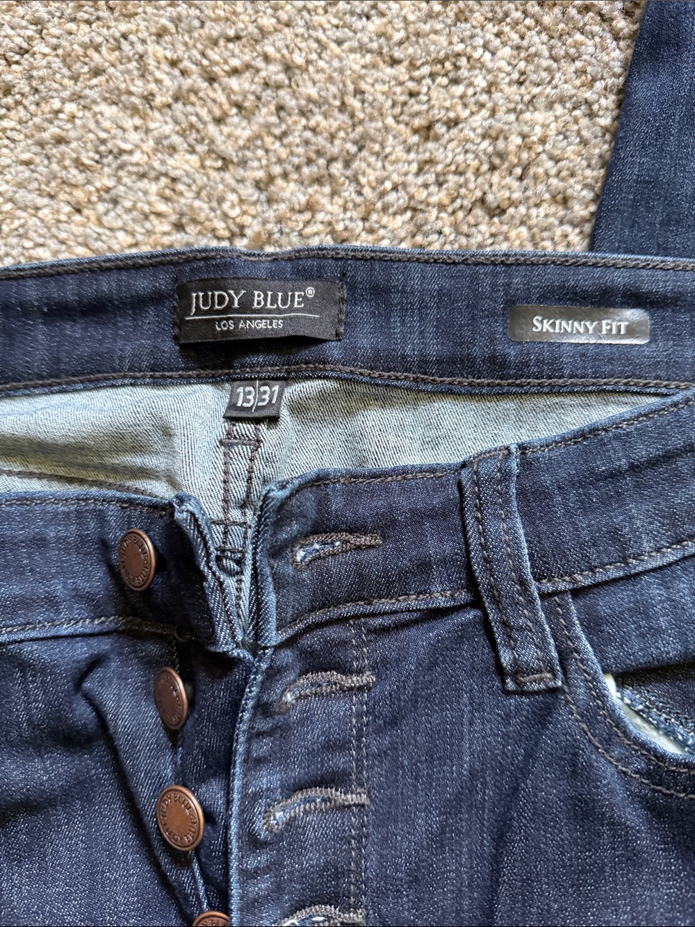 Judy Blue Dark Blue Skinny Fit Jeans